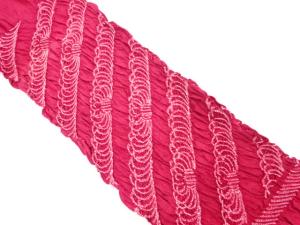 正絹　絞り　帯揚げ